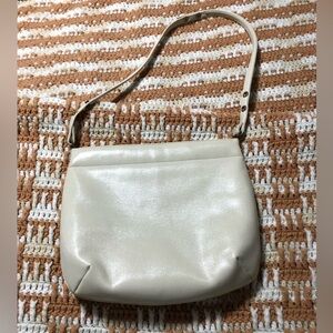 Vintage Coblentz Original Cream Leather Shoulder Bag